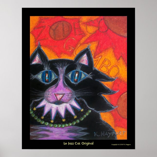 Le Jazz Cat Original Poster (Front)