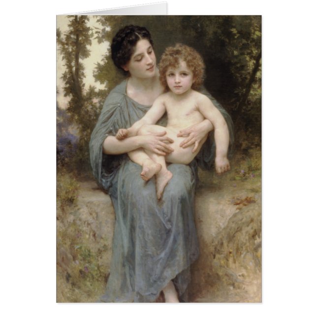 Le Jeune Frère (Little brother) Bouguereau (Front)