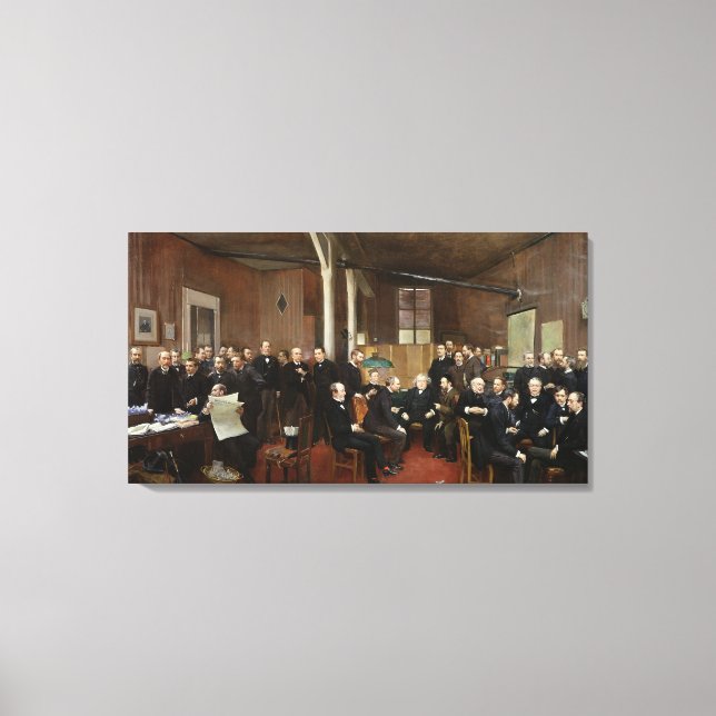 Le Journal des Debats, 1889 Canvas Print (Front)