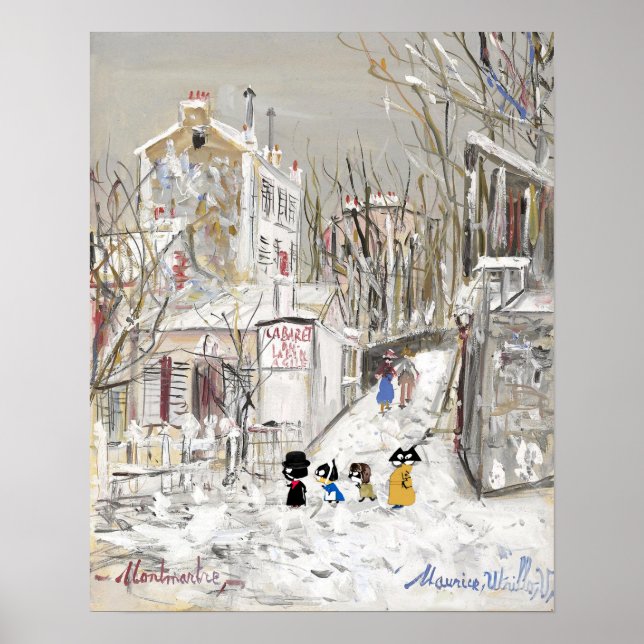 Le Lapin Agile es Ses Habitues Poster (Front)