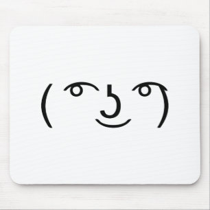 Le Lenny Face Mouse Pad