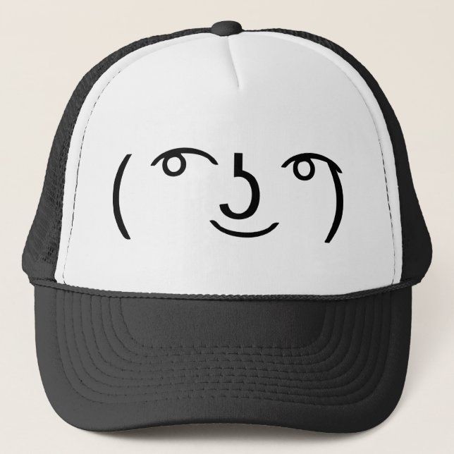 Le Lenny Face Trucker Hat (Front)