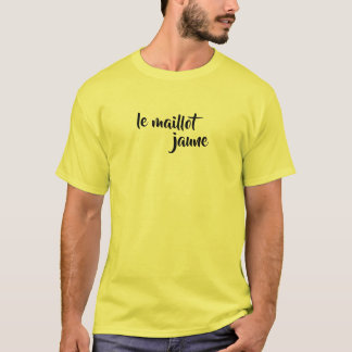 Le Maillot Jaune Yellow Jersey Brush Brushstroke T-Shirt