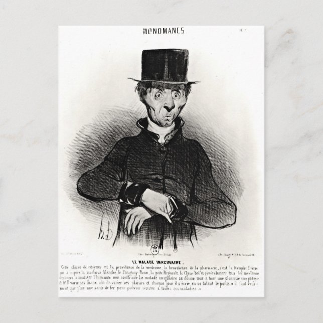 Le Malade Imaginaire, from the series Postcard (Front)