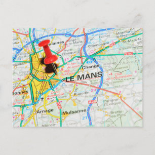 Le Mans, France Postcard