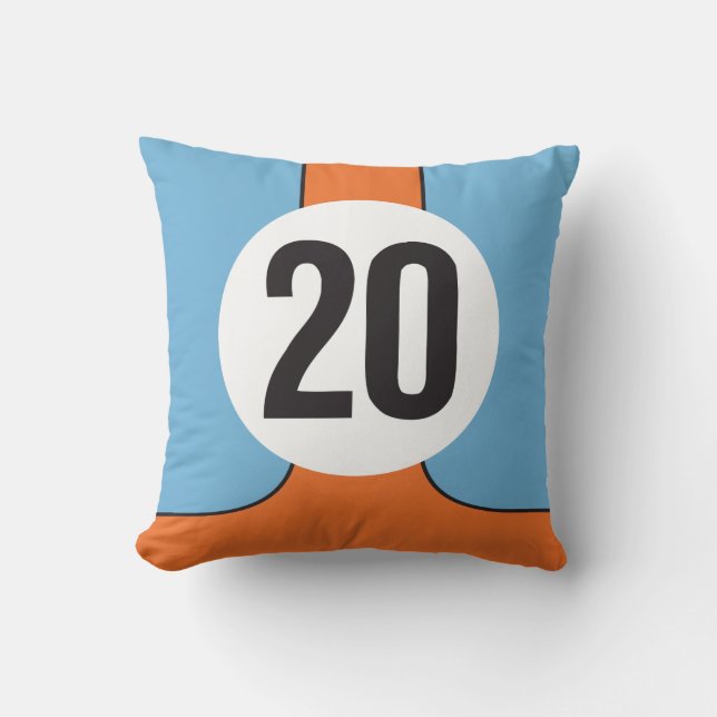 Le Mans Homage Pillow (Front)