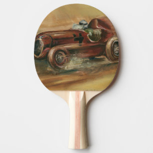 Le Mans Racecar by Ethan Harper Ping Pong Paddle