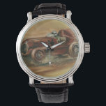 Le Mans Racecar by Ethan Harper Watch<br><div class="desc">Test your endurance with this painting of a racecar participating in the Le Mans sports race. An Ethan Harper original,  you can practically feel the wind jostle your clothes as the race races by. Fans of auto racing should buy a copy today!</div>