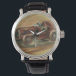 Le Mans Racecar by Ethan Harper Watch<br><div class="desc">Test your endurance with this painting of a racecar participating in the Le Mans sports race. An Ethan Harper original, you can practically feel the wind jostle your clothes as the race races by. Fans of auto racing should buy a copy today!</div>