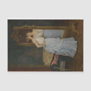 Le Miroir by Auguste Toulmouche Tissue Paper