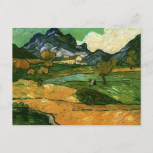 Le Mont Gaussier, Vincent van Gogh Fine Art Postcard