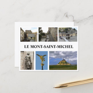 Le Mont Saint Michael, France Postcard