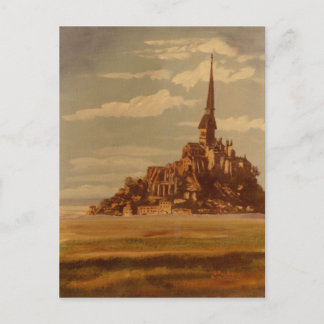 Le Mont Saint-Michel, Brittany, France Postcard