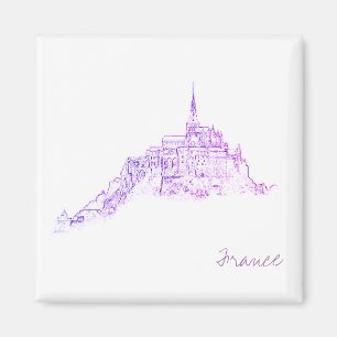Le Mont Saint Michel France Architecture Magnet
