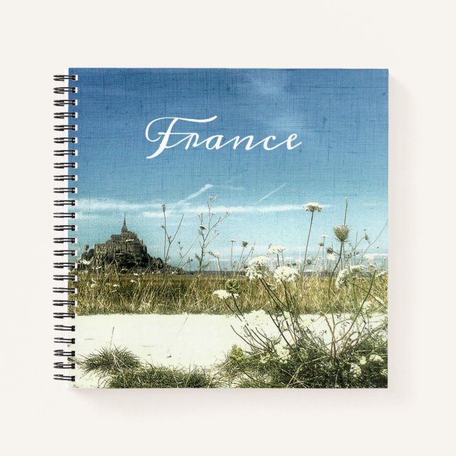 Le Mont Saint Michel France Architecture Notebook (Front)