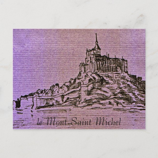 le Mont-Saint-Michel Postcard (Front)