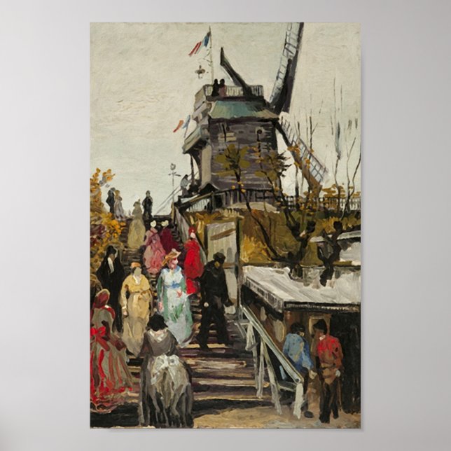 Le Moulin de Blute-Fin Van Gogh Fine Art Poster (Front)
