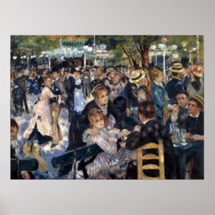 Le Moulin de la Galette by Pierre Auguste Renoir Poster