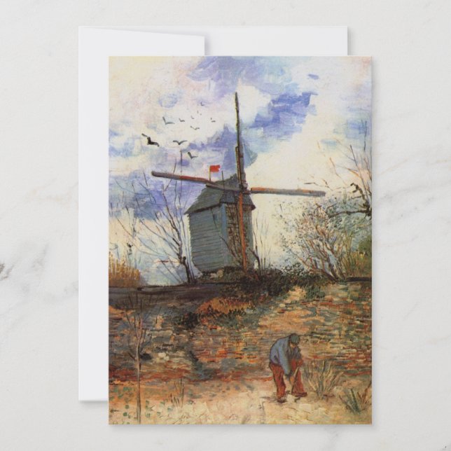 Le Moulin de la Galette by Vincent van Gogh (Front)