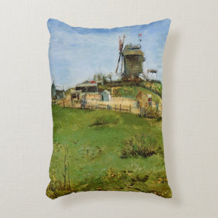 Le Moulin de la Galette by Vincent van Gogh Decorative Cushion