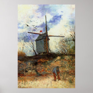 Le Moulin de la Galette by Vincent van Gogh Poster