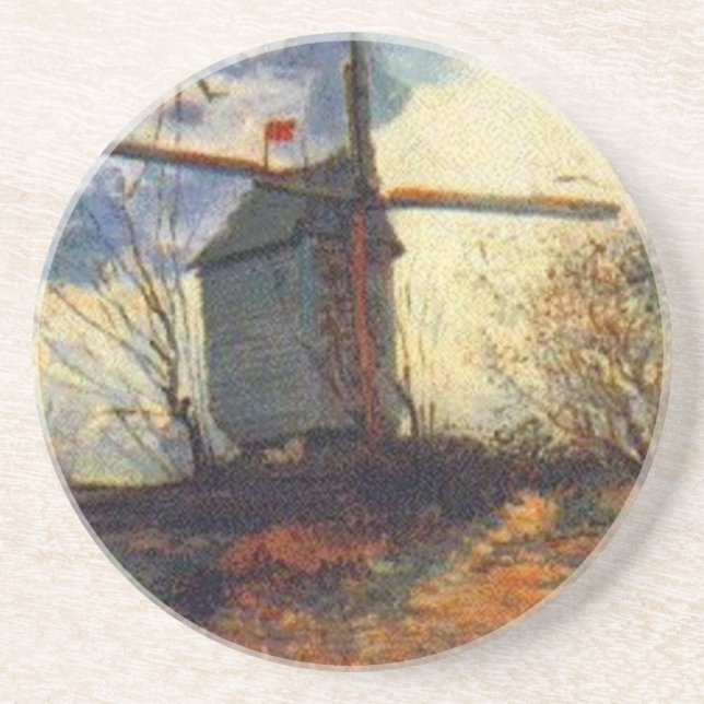 Le Moulin de la Galette Van Gogh Coaster (Front)