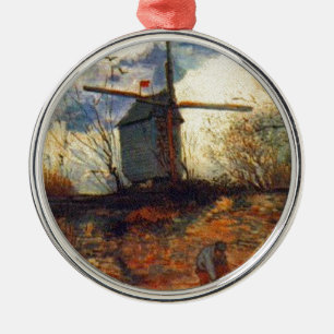 Le Moulin de la Galette Van Gogh Metal Tree Decoration