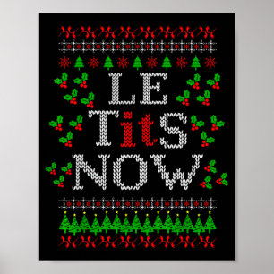 Le Now Christmas Let It Snow Christmas Le Now Poster
