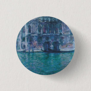 Le palais da Mula Claude Monet   3 Cm Round Badge