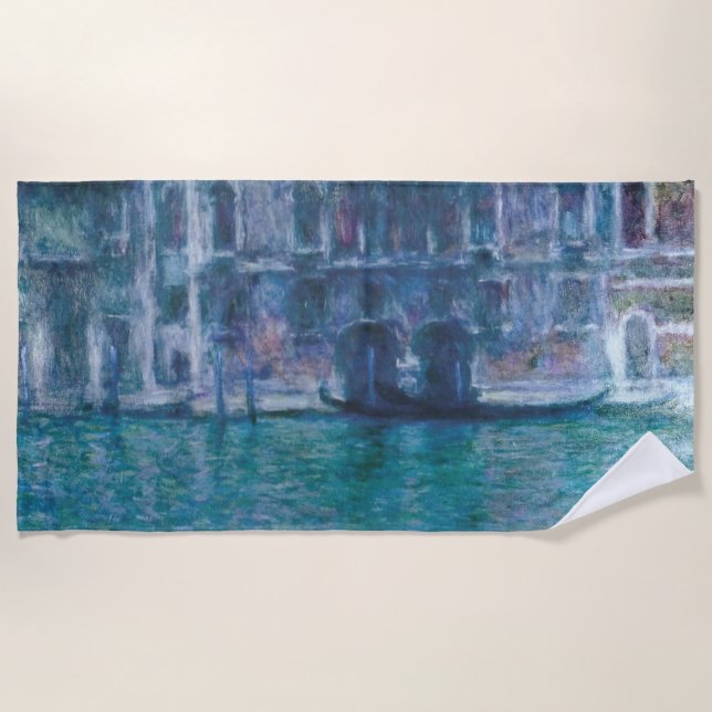 Le palais da Mula Claude Monet      Beach Towel (Front)