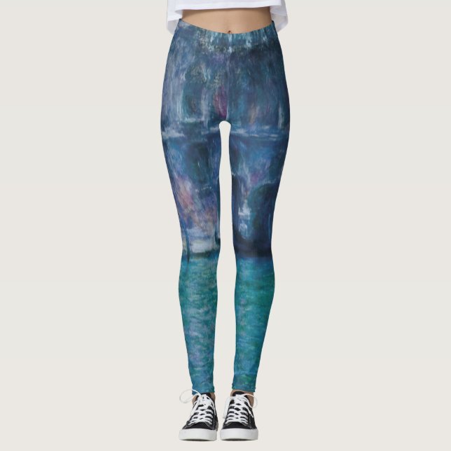 Le palais da Mula Claude Monet    Leggings (Front)