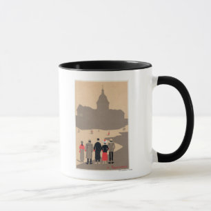 Le Pantheon Art Deco SceneParis, France Mug