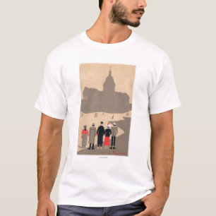 Le Pantheon Art Deco SceneParis, France T-Shirt