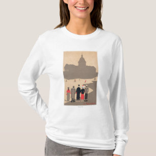 Le Pantheon Art Deco SceneParis, France T-Shirt