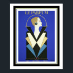 Le Parfum Art Deco  Poster 16  x 20<br><div class="desc">Vintage,  French Art Deco,  Advertisement for Le Parfum. Poster measures 16 x 20 and may be available in other sizes.</div>