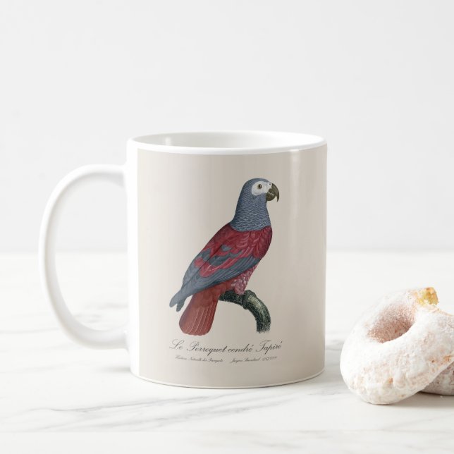 Le Perroquet cendre Tapire  Coffee Mug (With Donut)
