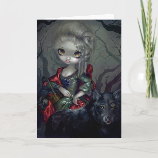 "Le Petit Chaperon Rouge" Greeting Card (Front)