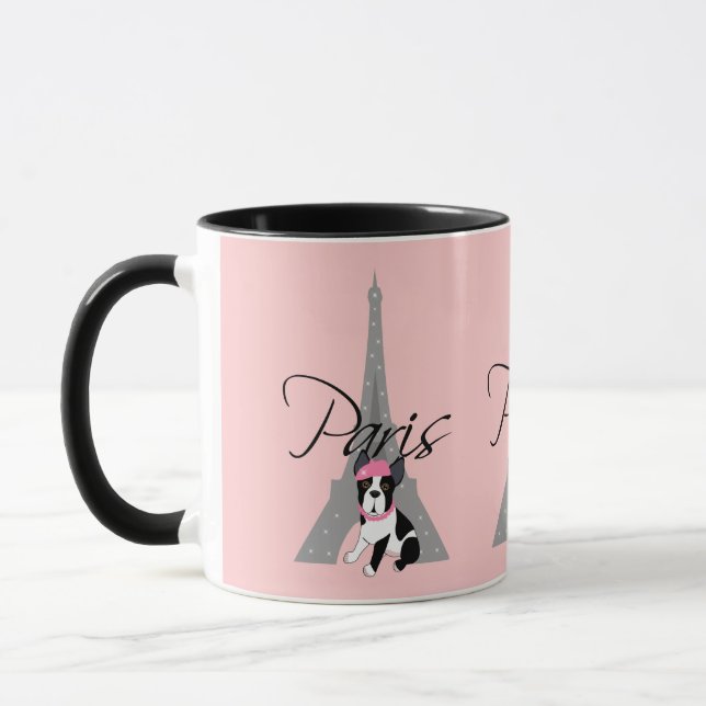 Le petit chien à Paris Mug (Left)