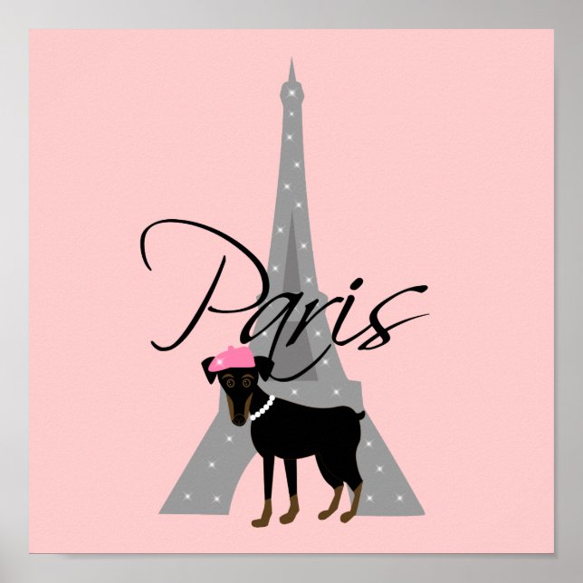 Le petit chien à Paris Poster (Front)