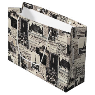 Le Petit Francais Illustre Large Gift Bag