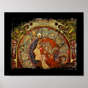 Le Plume Portrait Poster