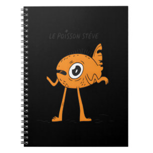 Le Poisson Steve Cute & Funny Notebook