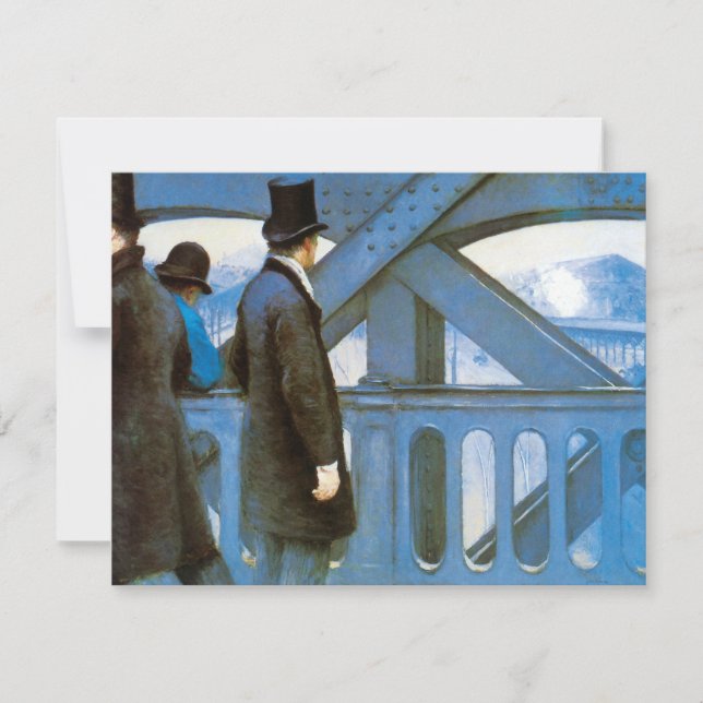 Le Pont de l'Europe by Gustave Caillebotte (Front)