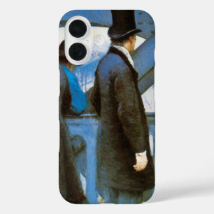 Le Pont de l'Europe by Gustave Caillebotte iPhone 16 Case