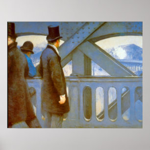 Le Pont de L'Europe by Gustave Caillebotte Poster