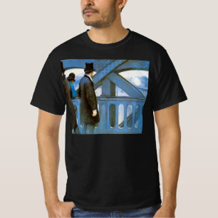 Le Pont de l'Europe by Gustave Caillebotte T-Shirt