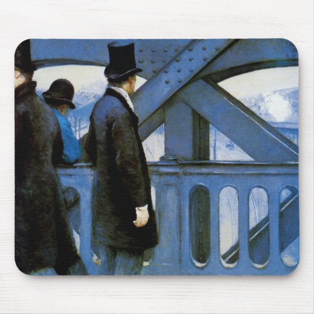 Le Pont de l'Europe Mouse Pad (Front)