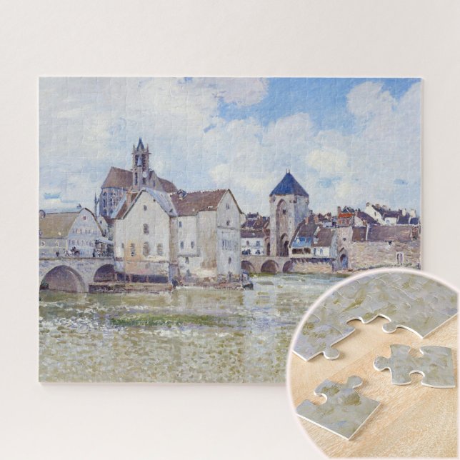 Le Pont de Moret, Alfred Sisley Jigsaw Puzzle (Creator Uploaded)