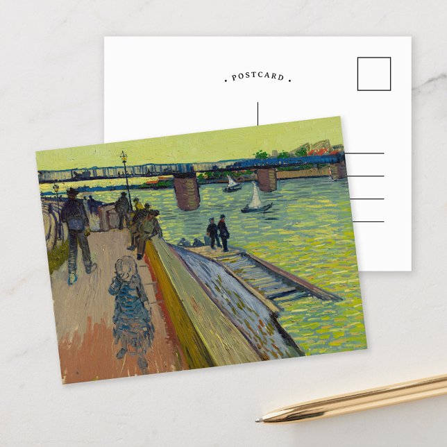Le Pont de Trinquetaille | Vincent van Gogh Postcard (Creator Uploaded)