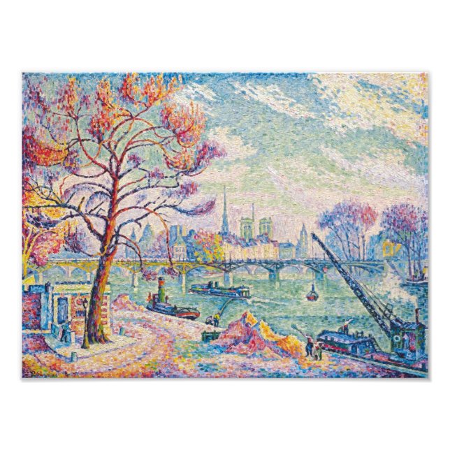 Le Pont Des Arts Paris | Paul Signac | Photo Print (Front)